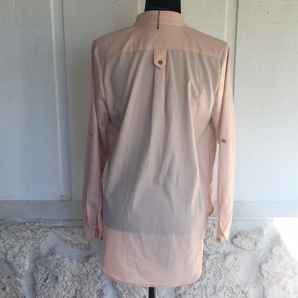 DONATED Lumiere light peach studded tunic - Picture 4 of 8